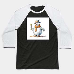 Snowman Baseball T-Shirt